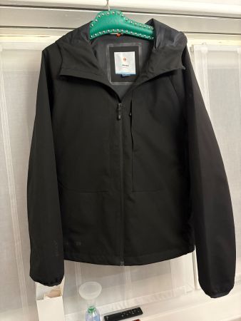 Herrenjacke "Sherpa", neu, schwarz, Gr. L - outdoor m.Kapuze