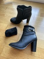 Schwarze Stiefeletten, Grösse 38