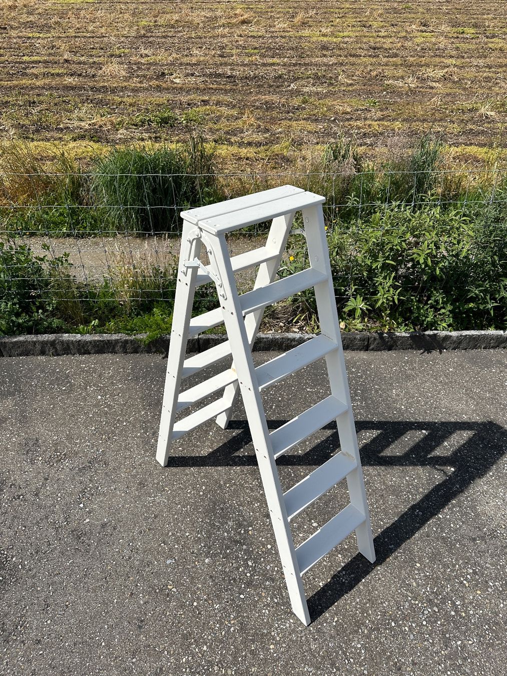 Scale: alte Holzleiter / Bockleiter – Usato da Zürich venduto da frauflufelberg 2