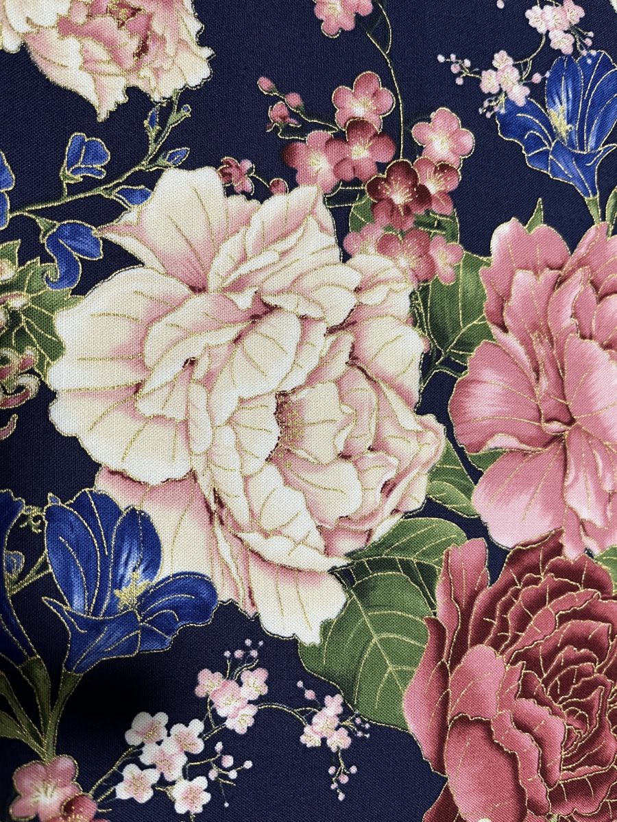 Stoffe: Patchworkstoff 2 er Set bunte Blumen – Neu (gemäss Beschreibung) aus Seuzach von KreativmitStoff 4