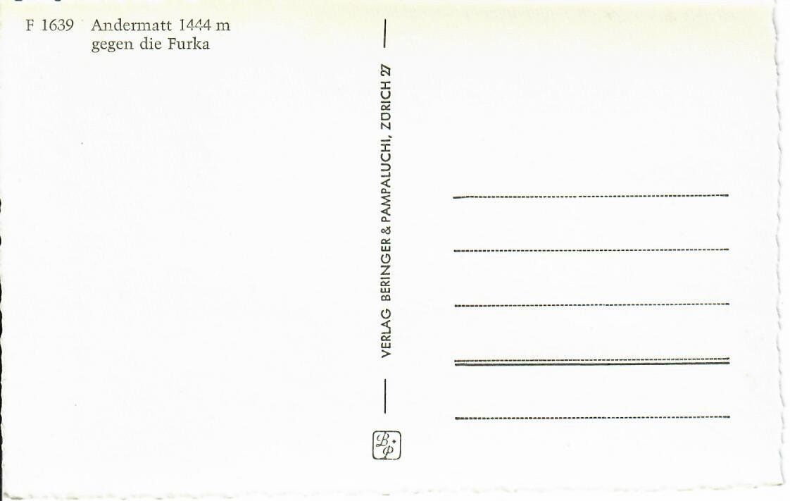 Cartoline postali: Andermatt – Usato da Hochdorf venduto da Ziegel-16 1