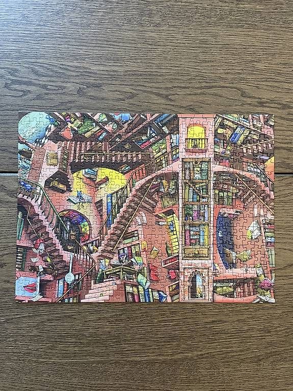 Puzzle: Ravensburger Puzzle Ludicrous Library  500 Teile – Usato da Thun venduto da Laura.j 1