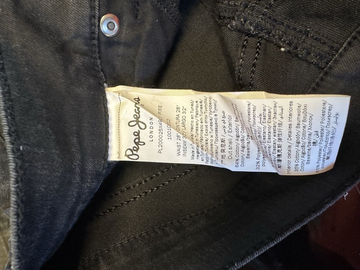 Pepe Jeans Jeans: Jeans noir Pepe jeans Pixie 28/32 – Usato da Servion venduto da josephine22 3