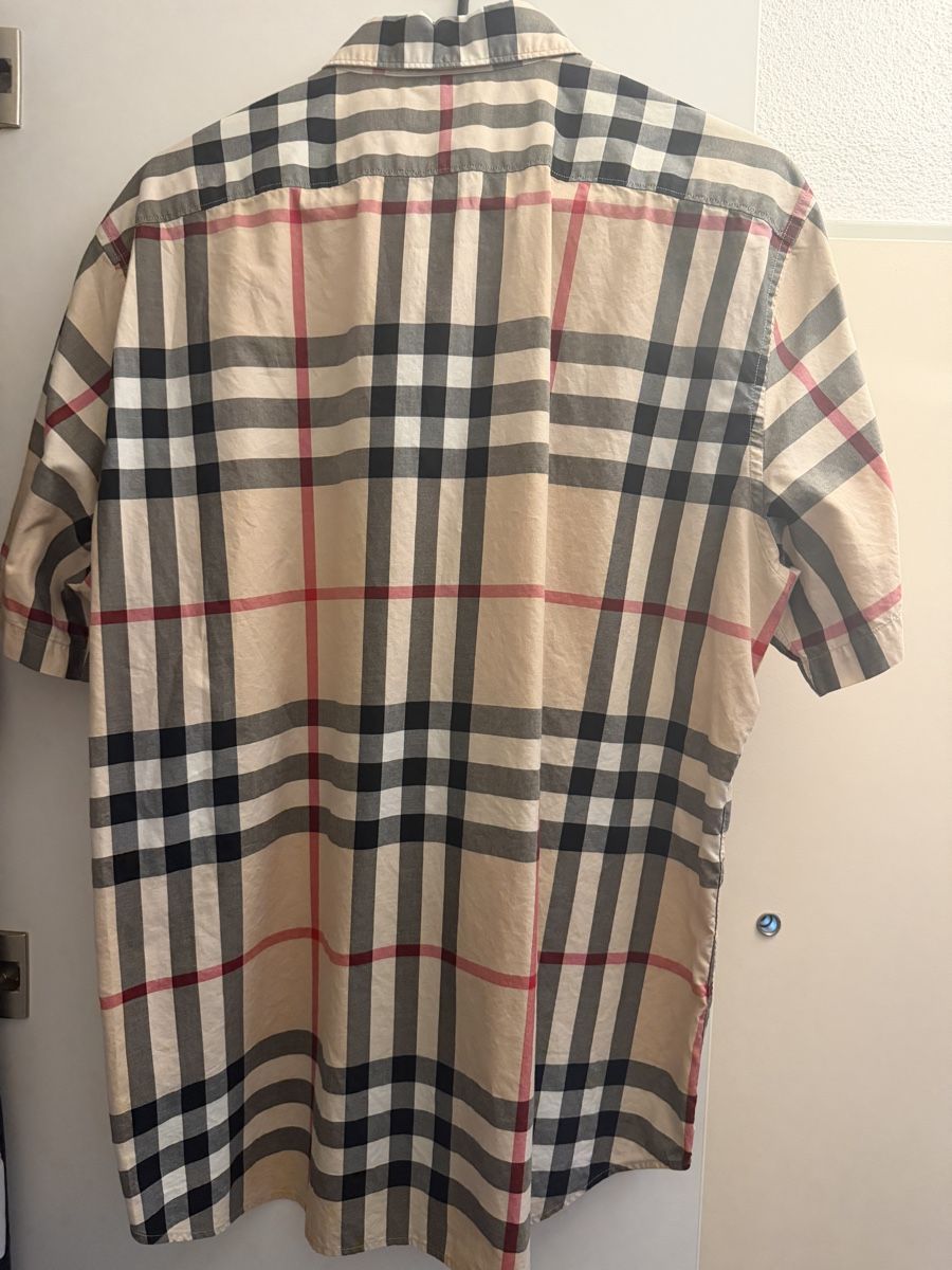 Burberry Camicie: Burberry Hemd Kurzarm Nova Check XL Original – Usato da Kreuzlingen venduto da immerfairmoney 1