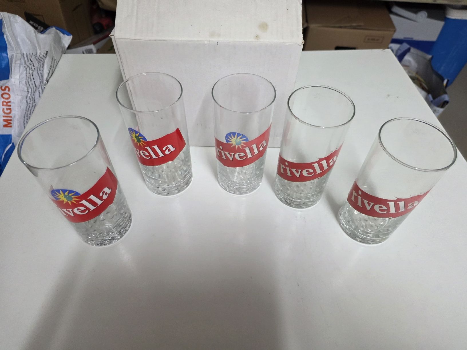 Gläser: 5 Stk Gläser Rivella 5dl Glas  – Neu (gemäss Beschreibung) aus Dorf von Echo_Elements