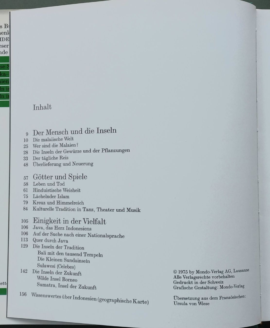Libri: Buch - Indonesien - Mondo-Verlag – Usato da Niederuzwil venduto da lubimaja 1