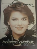 Marianne Rosenberg -  handsignierte kleine alte Karte