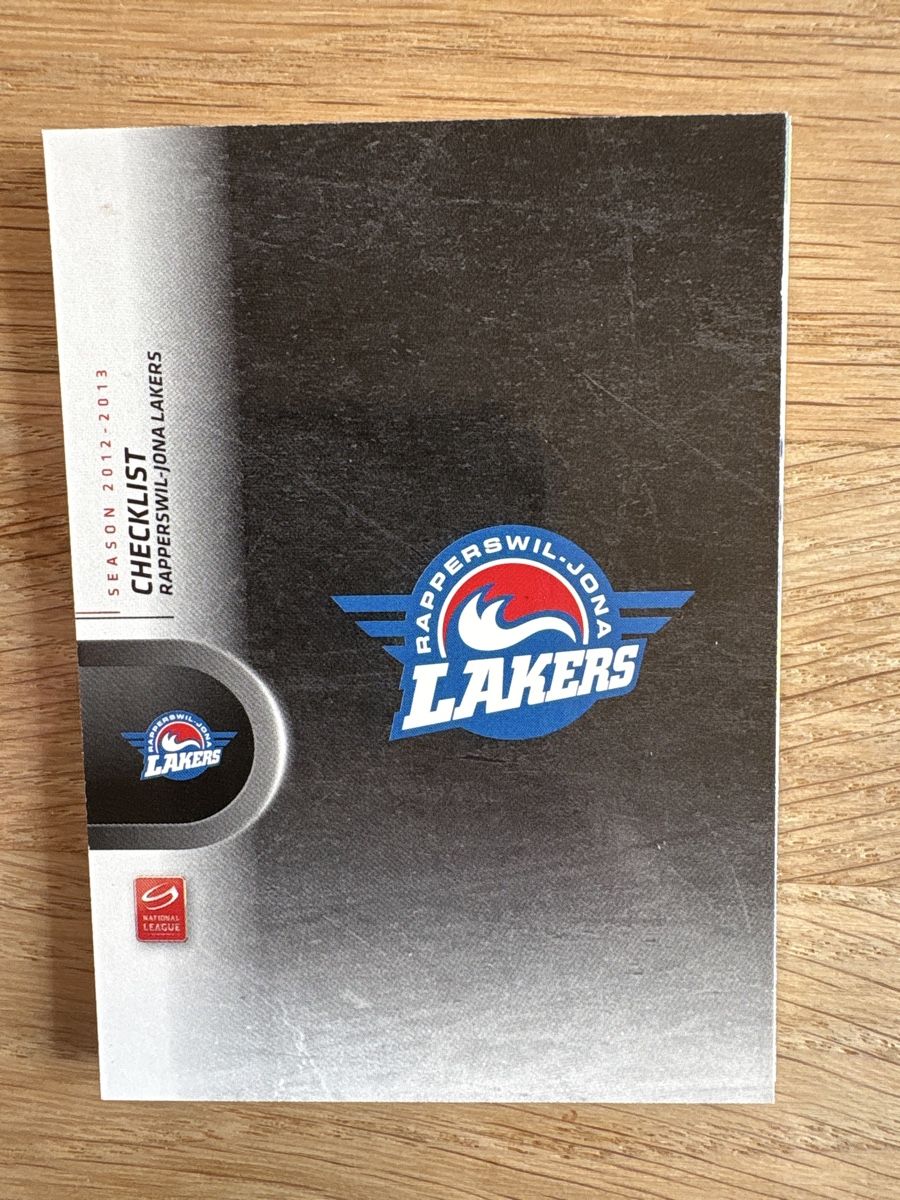Carte collezionabili: 11 SCRJ Lakers NLA Playercard 2012/13 – Nuovo (secondo la descrizione) da Pfäffikon ZH venduto da Hogersepp87