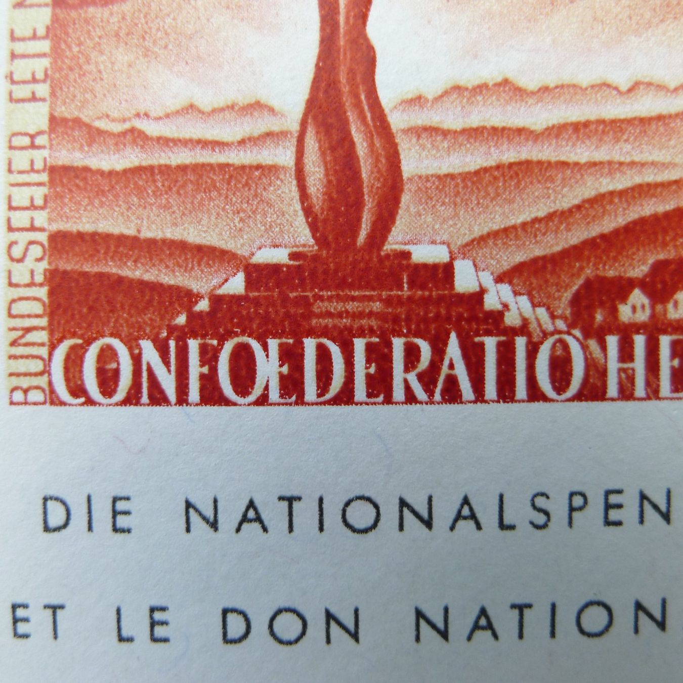 Alle Briefmarken: PP 1942, Bundesfeierblock B19 mit mehreren Abarten – Gebraucht aus Ebikon von SilvioFreund 5