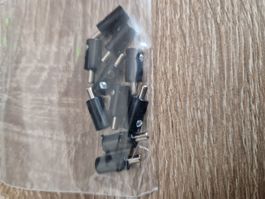 Connecteur 2,6mm 10 pièces/noir