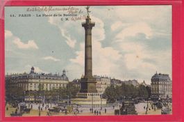 PARIS, LA PLACE DE LA BASTILLE