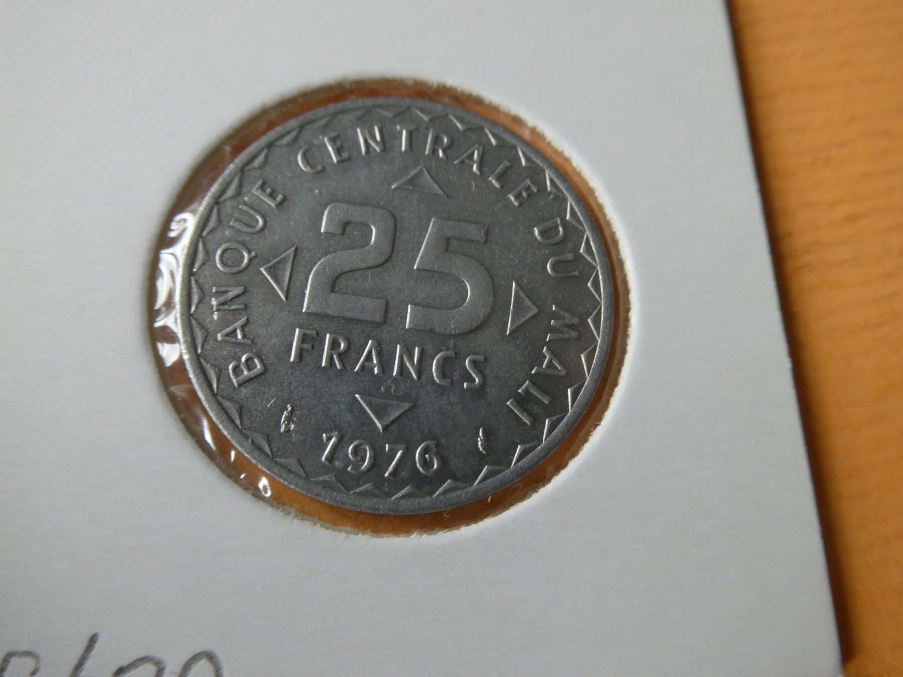Tutti le monete: Mali 1976, 25 Francs   stgl. – Usato da Hinterforst venduto da Rohusri 1
