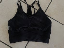 Schwarzer Only Sport Top/BH/bustier Gr. XS