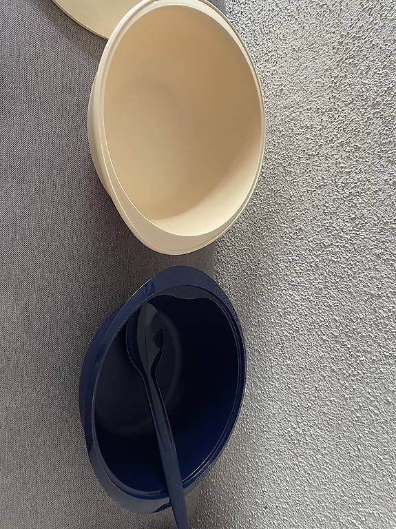 Ciotole: Tupperware Servierschüssel mit Deckel & Schöpflöffel – Usato da Künten venduto da Gubapri 2