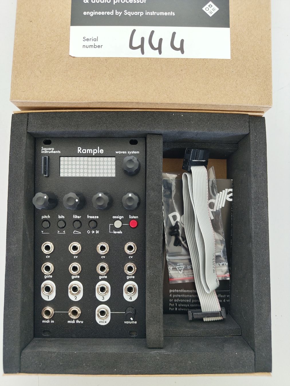 Strumenti musicali: Module Eurorack Squarp Instruments Rample en parfait état – Usato da Onex venduto da Bidouba 1