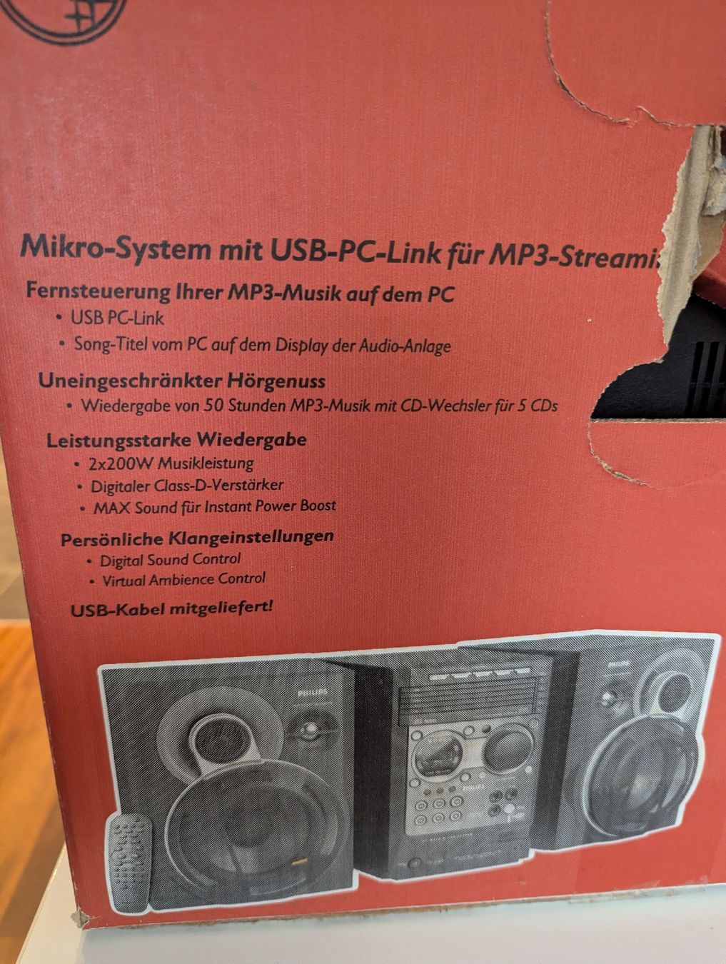 Philips Multimediaplayer & Streamer: Philips Micro Hifi System MC-570 Stereoanlage – Gebraucht aus Stans von Eberli0 3