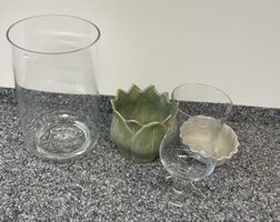 Vasen Glas Keramik Konvolut guter Zustand