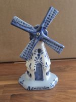 Keramik Windmühle handbemalt Amsterdam 14cm Zustand gut