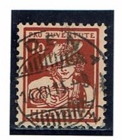Pro Juventute J6 Vollstempel Baden 1