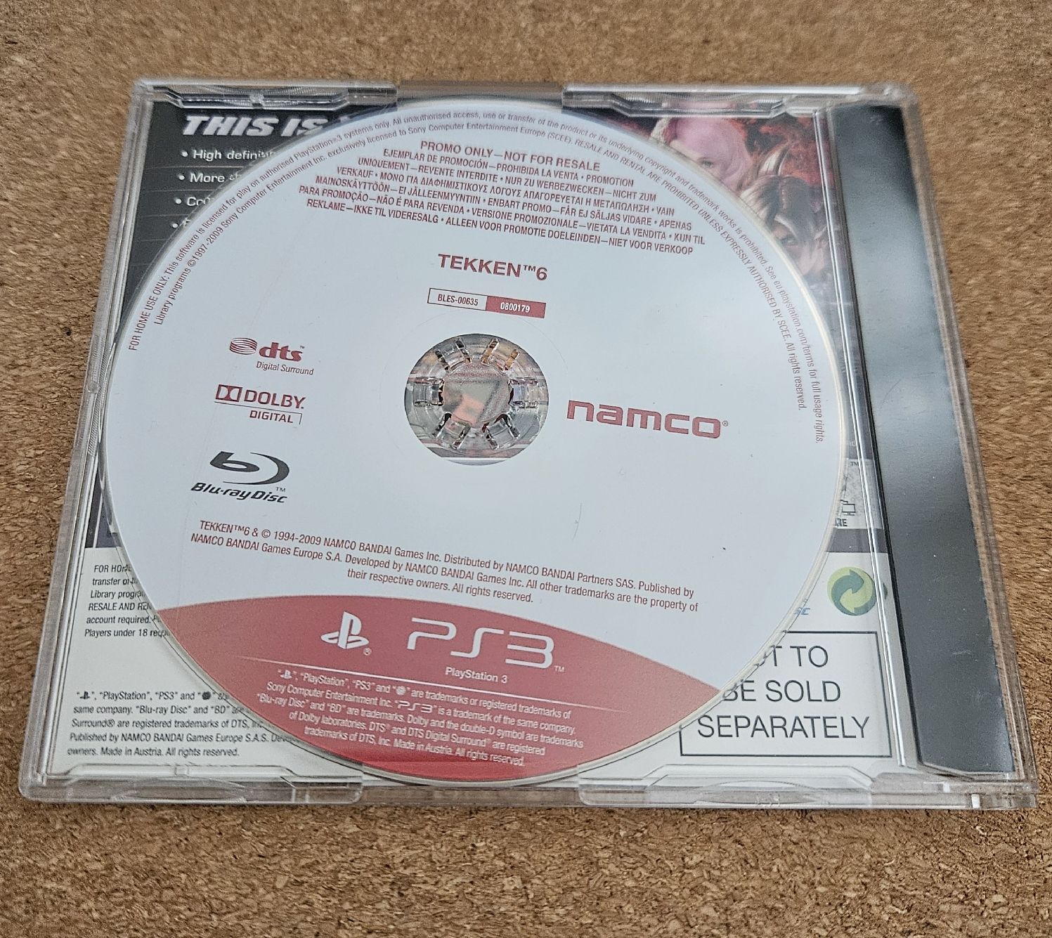Sony Giochi: Tekken 6 - PS3 - Version PROMO – Usato da Delémont venduto da Max-VideoGames 1