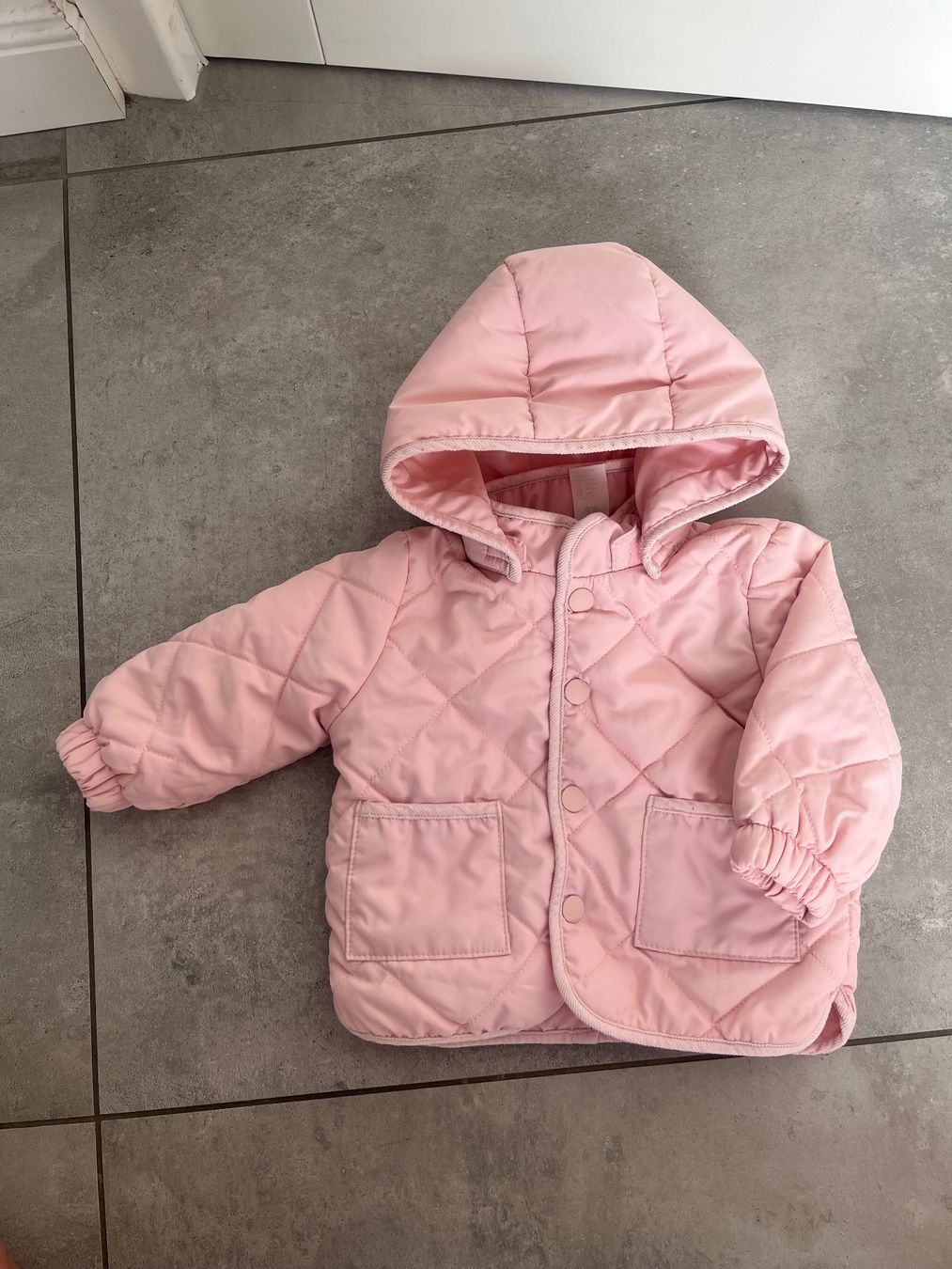 H&M Giacche & Cappotti: H&M, Steppjacke, Übergangsjacke, rosa, Gr. 68 – Usato da Mollis venduto da Miss_Dresses 1