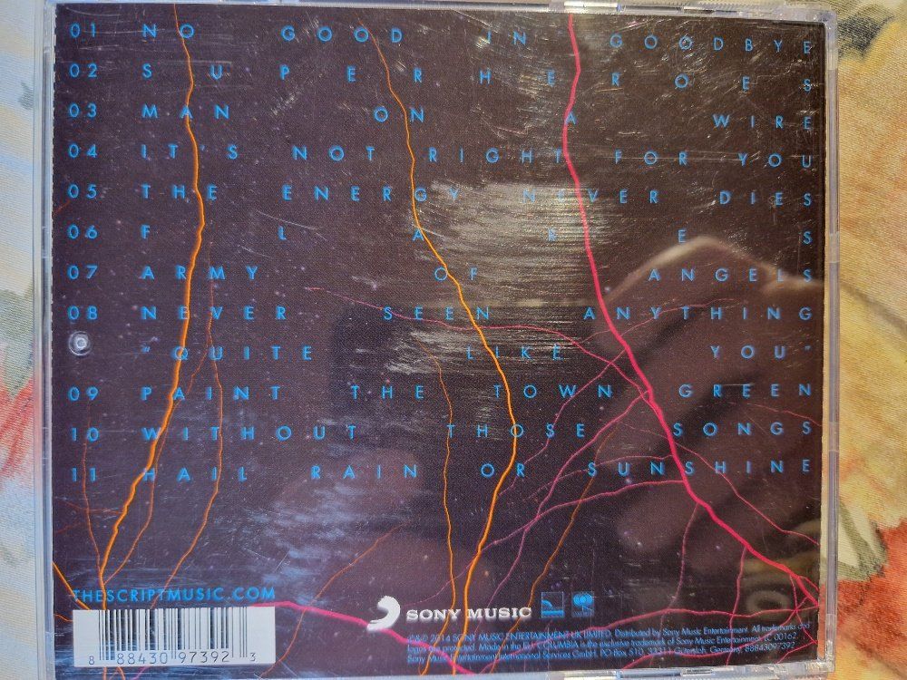 CD: The Script – No Sound Without Silence – Usato da Brittnau venduto da Zibu 1
