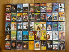 Kassetten Sammlung MC 50 Schlager und Pop