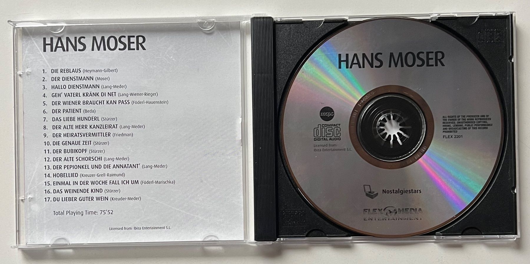CD: Hans Moser / Das Beste von Hans Moser – Usato da Näfels venduto da rottabi 2