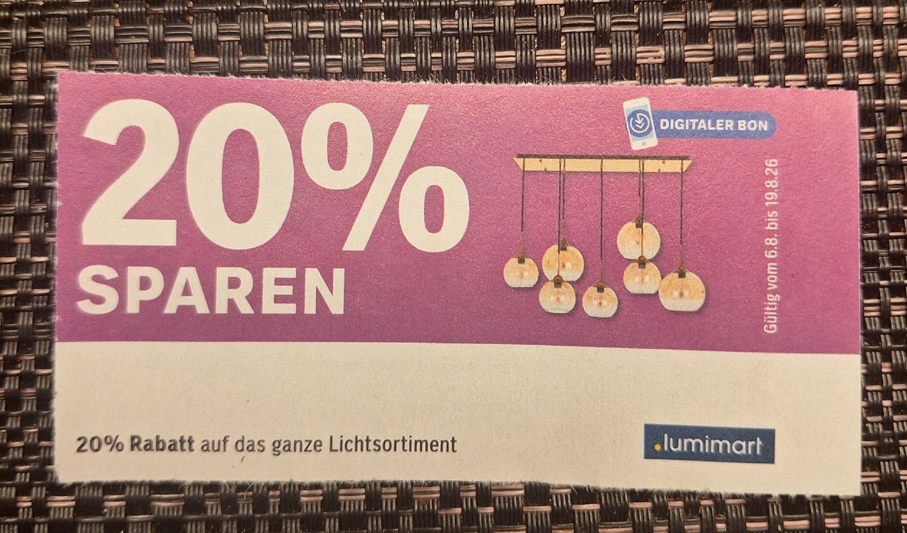 Gutscheine: Lumimart bis zu 20% Rabatt Lichtsortiment – Neu und originalverpackt aus Volketswil von nibin99