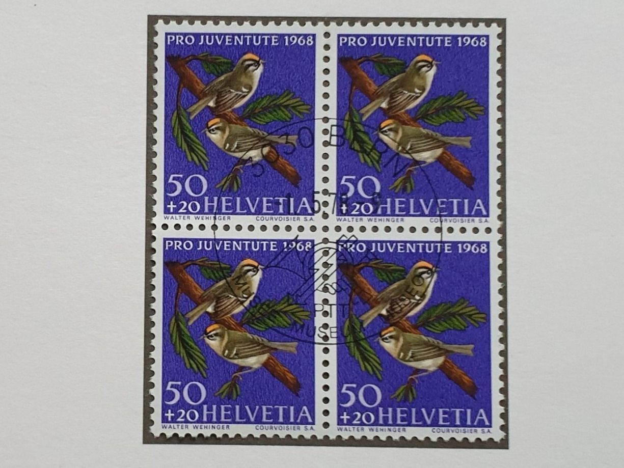 Tutti i francobolli: (919) Pro Juventute in 4er Blocks 1968 – Usato da Schwarzhäusern venduto da Inot3 4