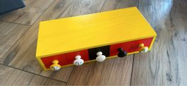 Holzspielzeug Kasten mit Memo Spiel, Top Zustand!