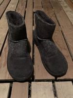 warm gefütterter winterboots schwarz gr.38
