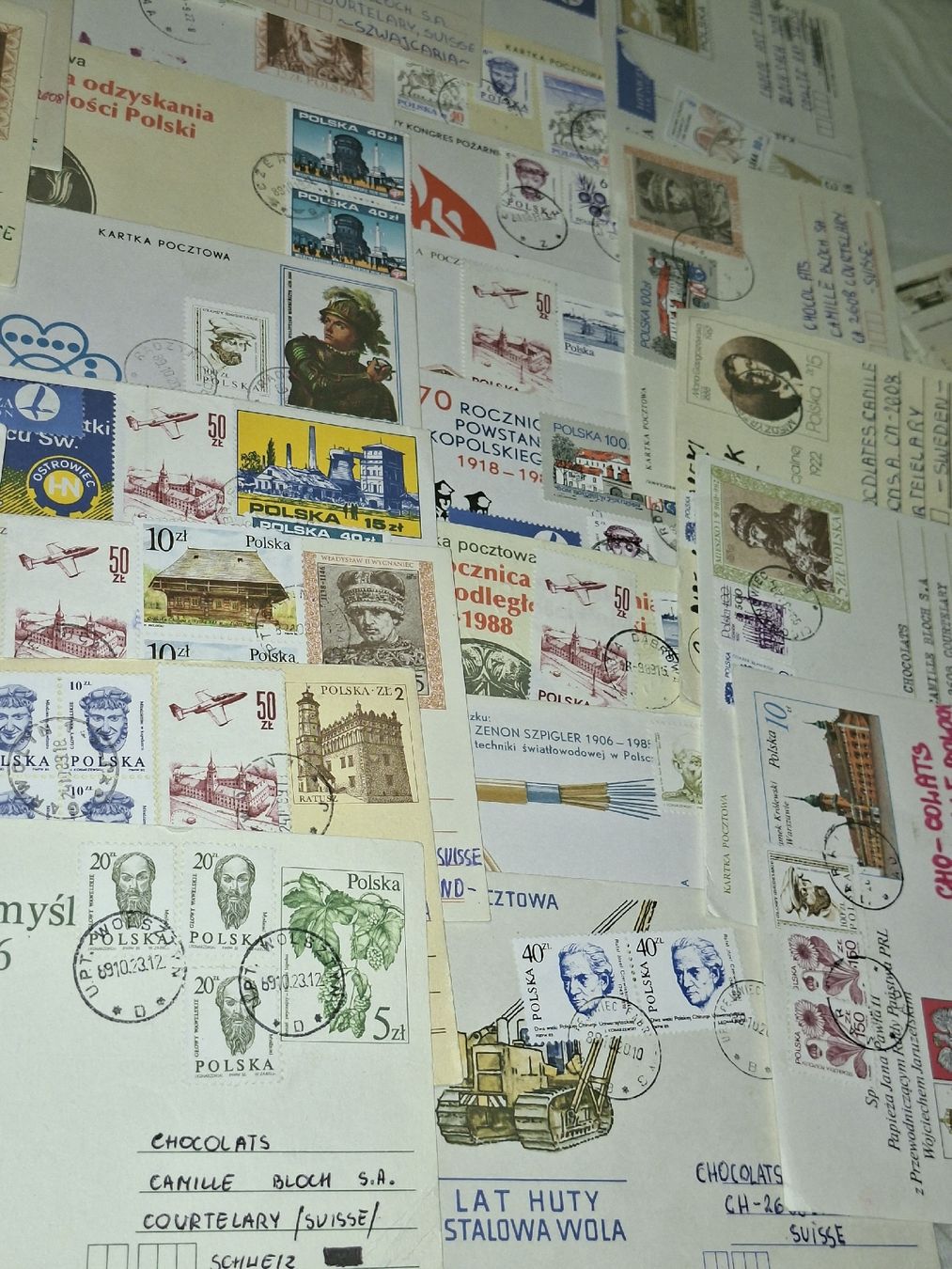 Alle Briefmarken: Lot Polen Briefe / Karten ca 90Stk. – Gebraucht aus Balgach von SIMEON27