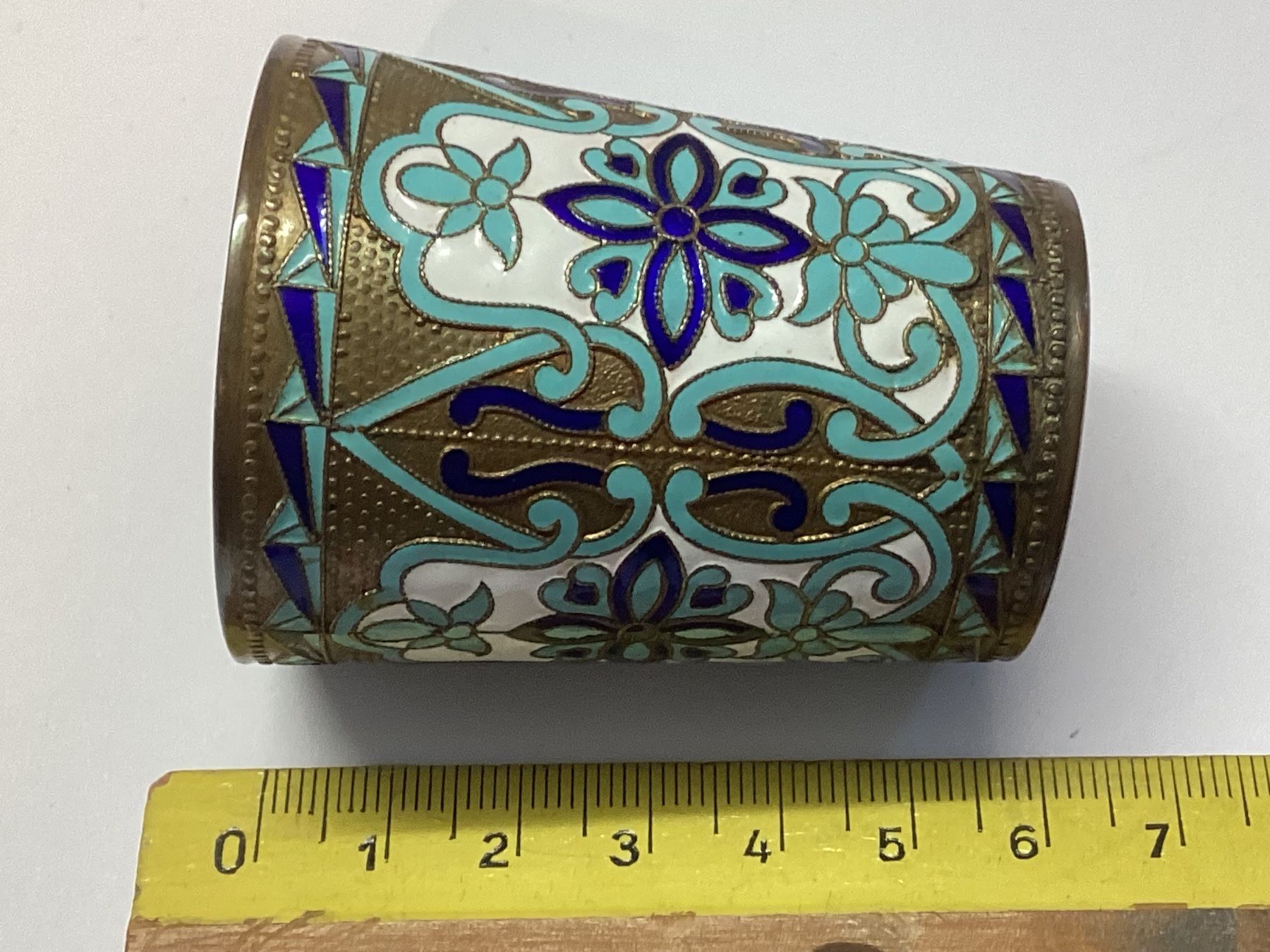 Behälter & Ähnliches: Alter Becher Cloisonne Emaille, Vintage – Gebraucht aus Eglisau von mar_5rn2 1