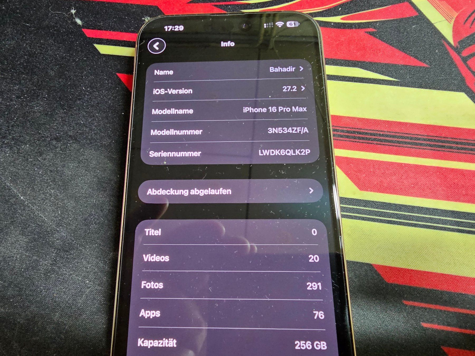 Apple Telefoni cellulari / Smartphones: Iphone 16 Pro Max 256Gb – Usato da Au SG venduto da bah_6f5w 5