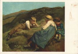 Pro Infirmis: Kinder vom Hasliberg, Koller, Marke 1940!