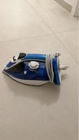 Dampfbügeleisen blau weiss guter Zustand