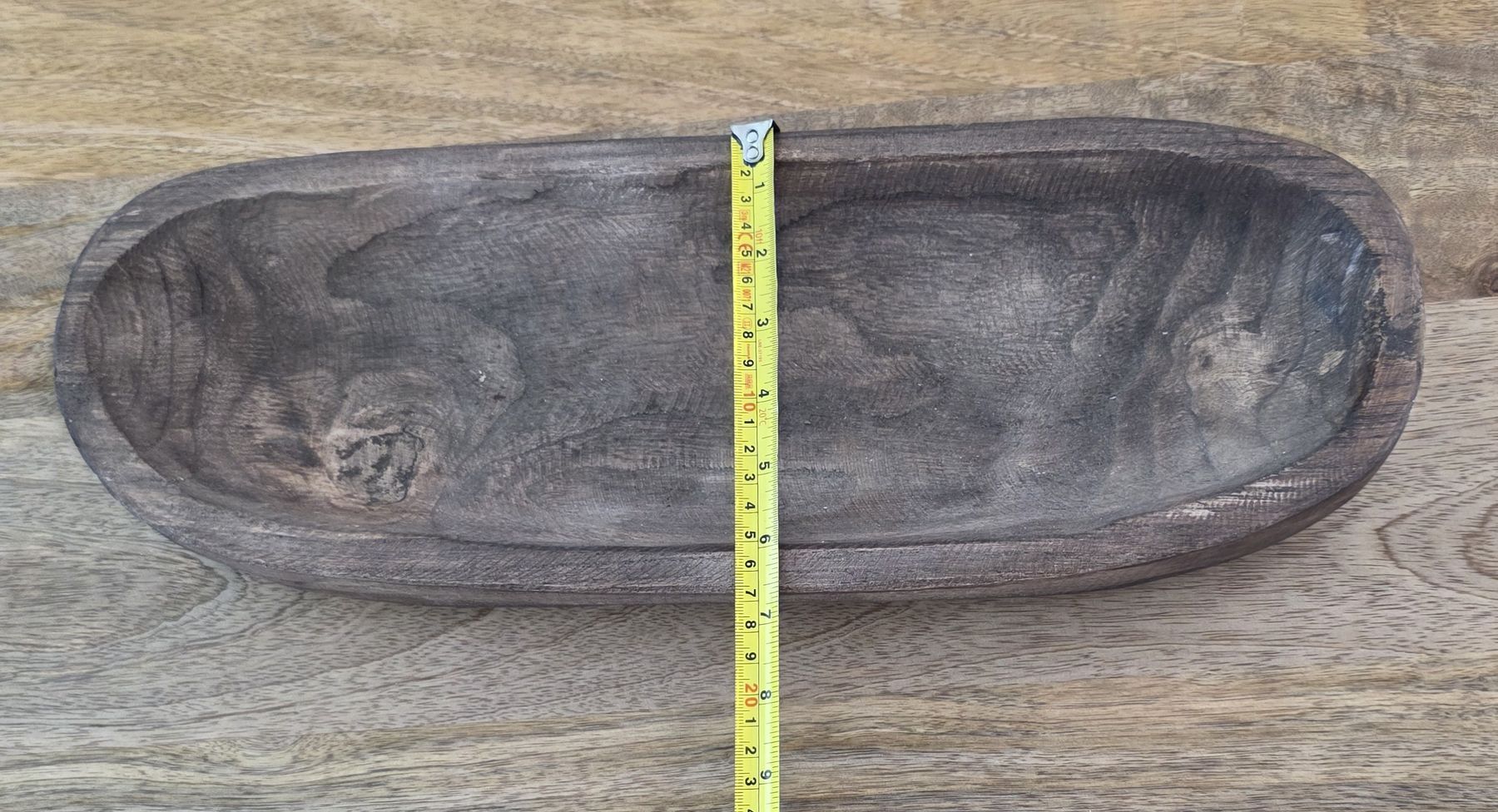 Alle Dekorationen: Holzschale oval  dunkelgrau rustikal Handarbeit – Neu (gemäss Beschreibung) aus Rheinsulz von Gilea 5