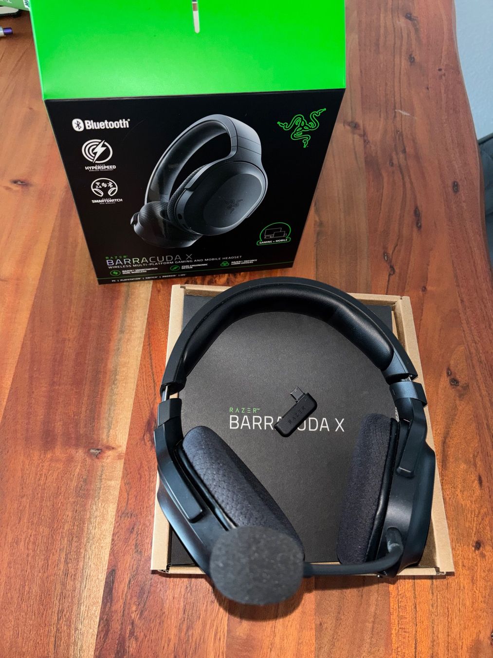 Razer Cuffie: Razer Barracuda X kabelloses Gaming Headset – Usato da Tuggen venduto da mat_c9gc
