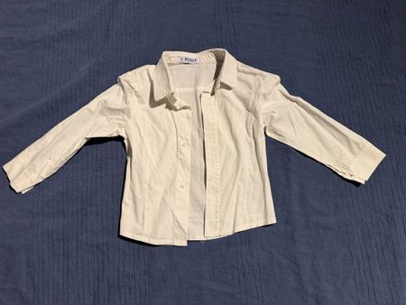 Chemise enfant REBEL – Made in Italy – blanche – taille 30
