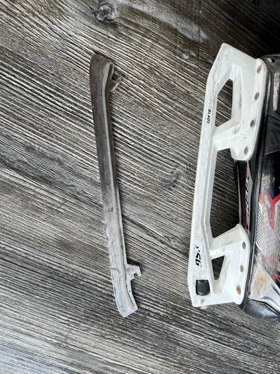 Ccm Pattini da ghiaccio: Eishockey Goalie Schlittschuhe – Usato da Leuzigen venduto da sve_8gm8 2