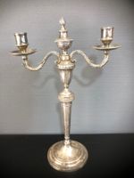 Kerzenständer 1er oder 2er, Silbern, Jugendstil
