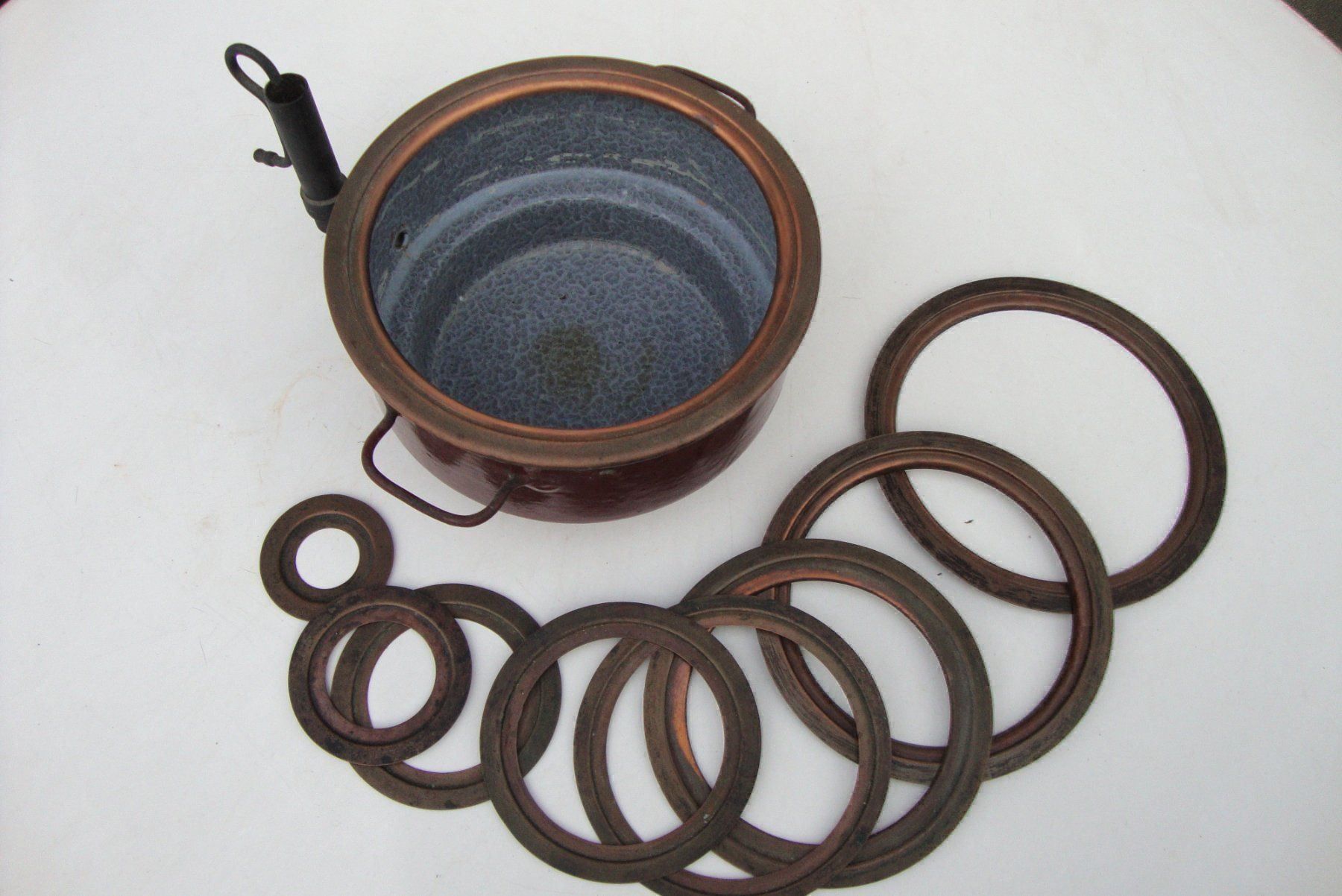 Appareils de cuisine: Wasserbad, Bain Marie, um 1900, antik – D'occasion à Bern par carola31 1