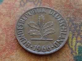 DEUTSCHLAND 2 Pfennig 1966