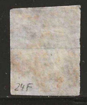Alle Briefmarken: 1856 : Strubel Nr. 24F : KP 450.-- – Gebraucht aus Gümligen von Geniusbuy 1