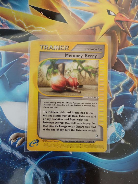 Memory Berry Aquapolis - Vintage Pokémon TCG Karte | Kaufen auf Ricardo