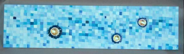 Tableaux: "Moonscape" – Mondlandschaft – Neuf avec emballage d'origine à Geroldswil par ARTEFACTO 1