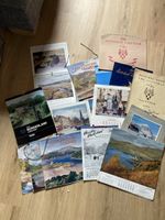 Vintage Schottland Kalender Sammlung, 1951-1969, Top Zustand