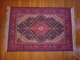 Persischer Teppich, Vintage, Orientalischer Stil, Geknüpft