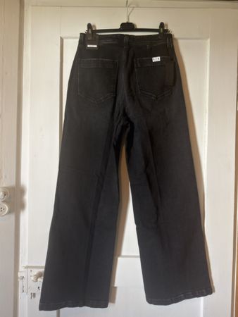 Damen Jeans Replay Wide Straight schwarz Grösse 27 neu